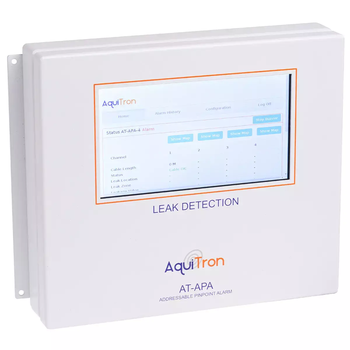 AquiTron AT-APA panel alarmowy z lokalizacją wycieku wody