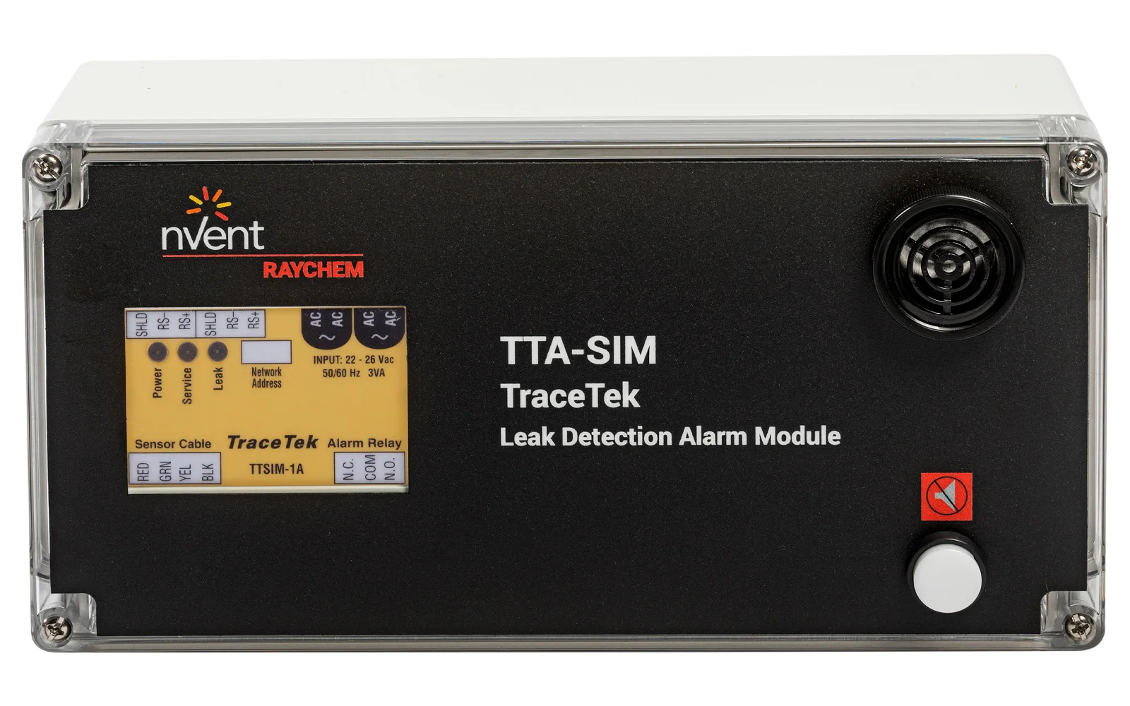 panel alarmowy sygnalizujący wyciek wody