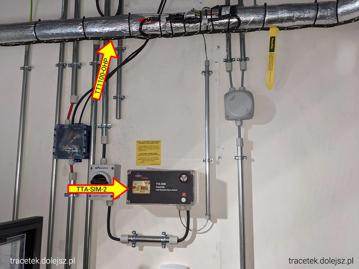 czujnik wycieku wody z klimakonwektora