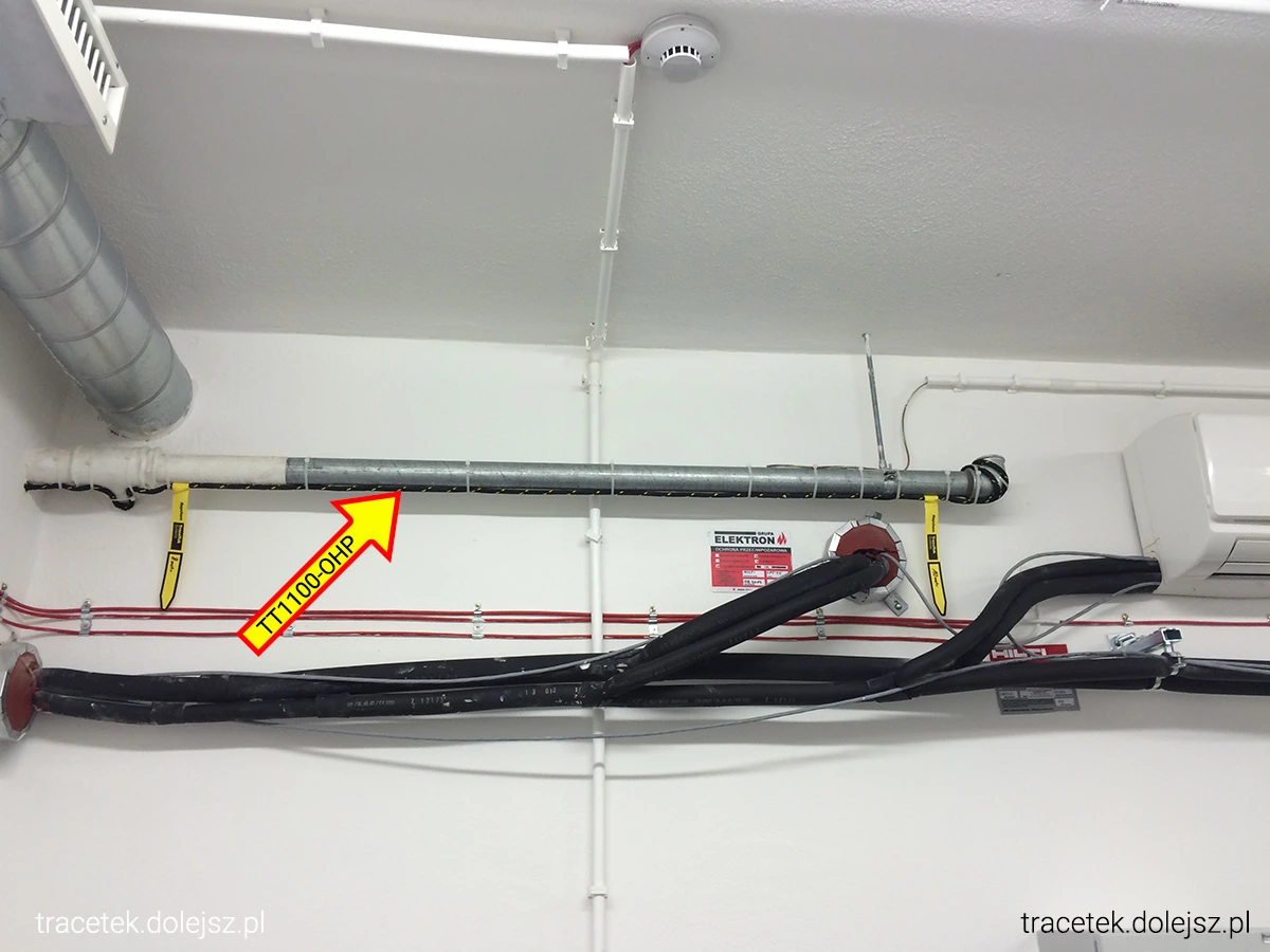 Kable sensorowe do rurociągów podwieszanych