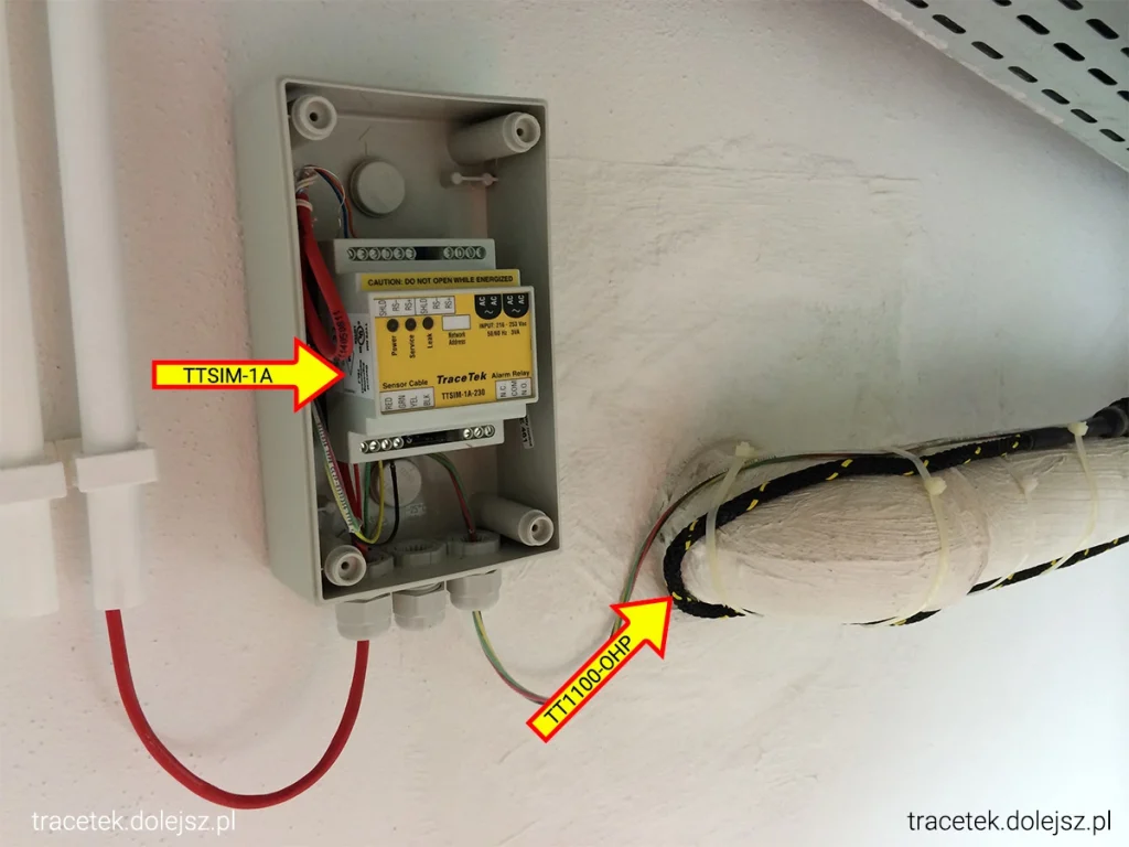 sygnalizacja wycieku wody z klimatyzatora