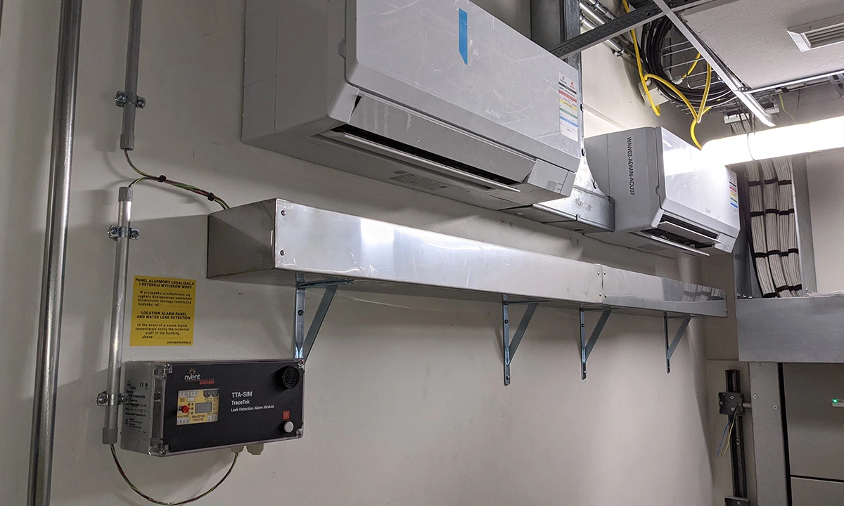 Zarządzanie systemem detekcji wycieków wody