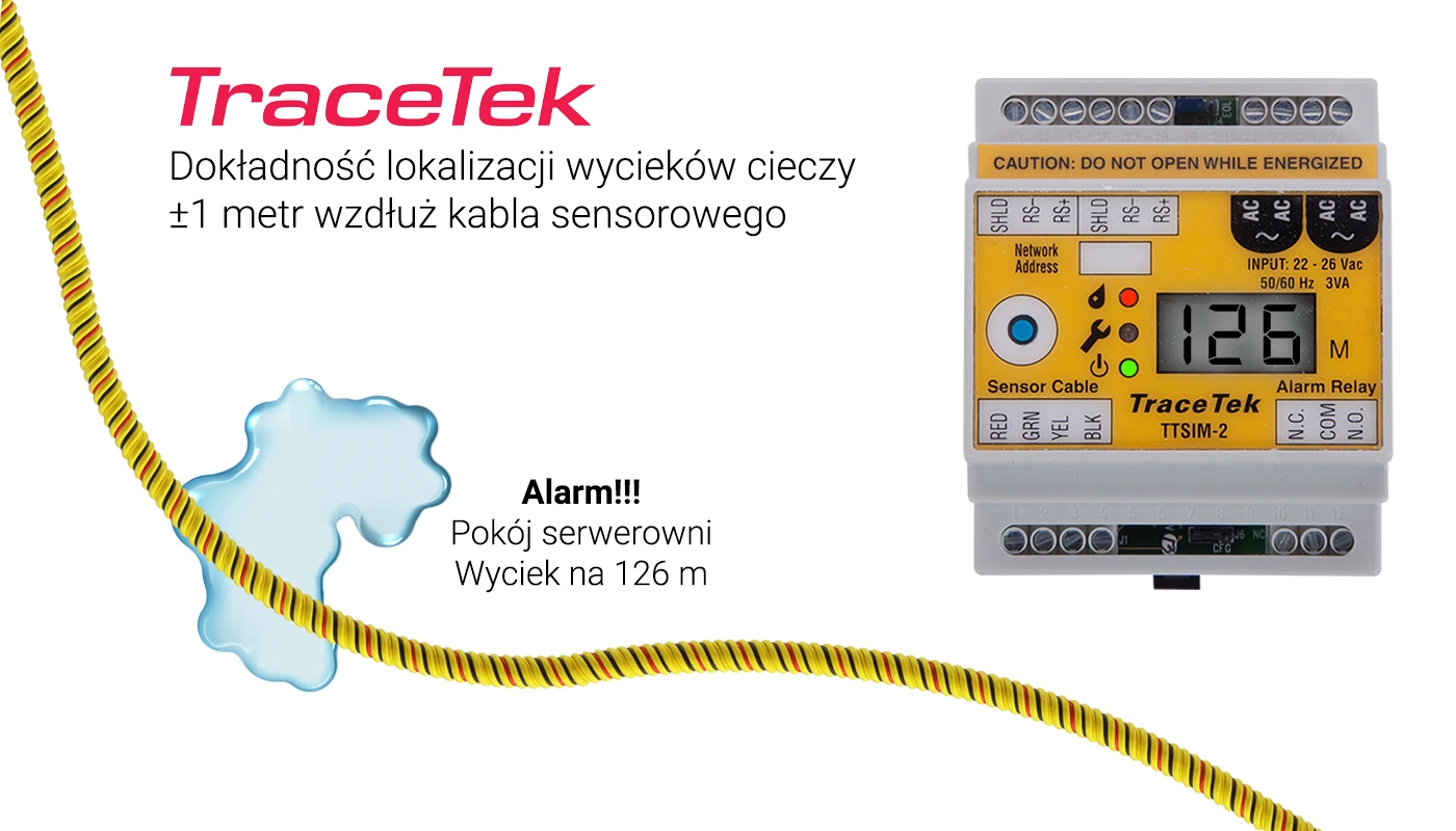 detekcja wycieków wody i innych cieczy