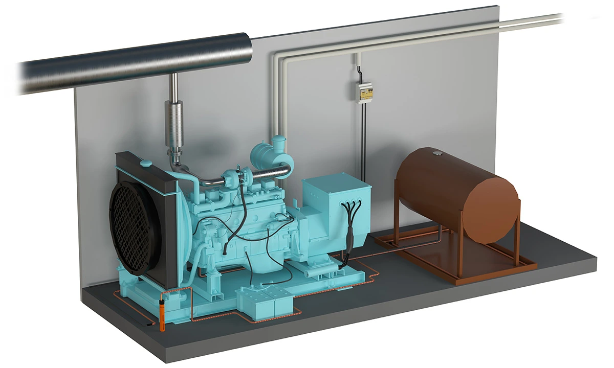 Detekcja wycieku paliwa z agregatów prądotwórczych w szpitalach i Data Center