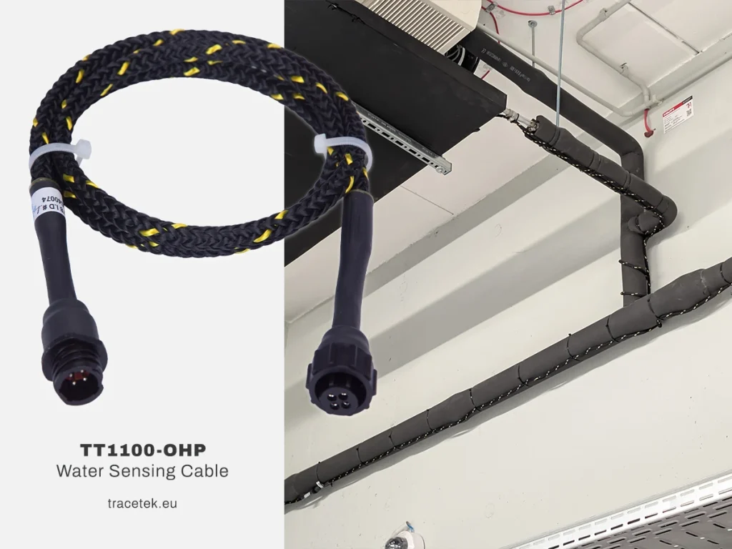 Czujnik wycieku wody z rurociągu